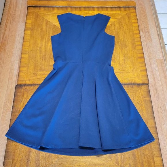 Gianni Bini Blue Fit & Flare Dress - Picture 6 of 12